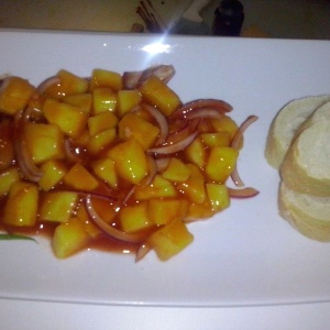 Ceviche de mango!
