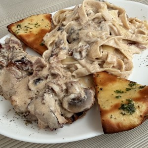 Steak en crema de Oporto