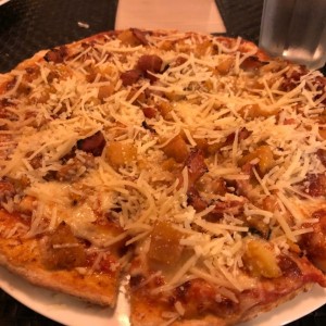 pizza con platano!!