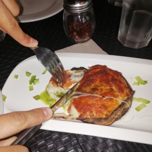 Portobello con queso