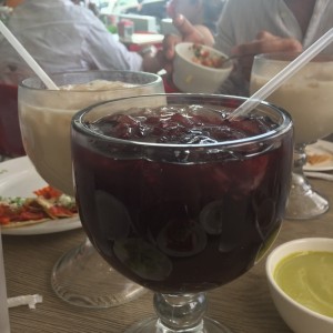 Horchata y agua de Jamaica