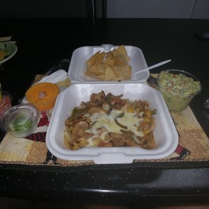 guacamole y tacos vegetarianos !