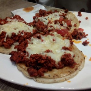 tacos de chorizo