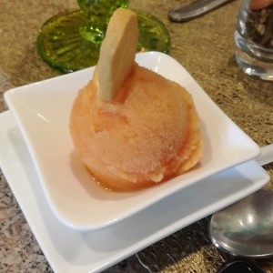 sorbeto de maracuya