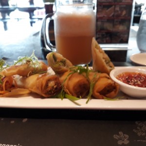 Entradas Calientes - Spring rolls