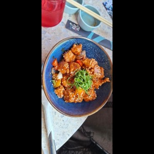 Platos Calientes - Pollo Agridulce