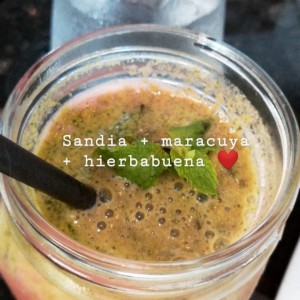 sandia, maracuya & hierbabuena