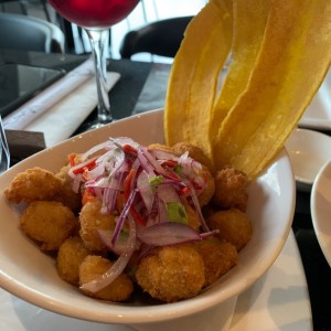 Ceviche Frito de Corvina