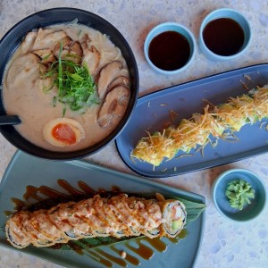 Sugoi Ramen, Lava Roll y Kraker Roll
