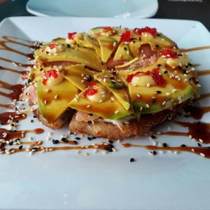 Entradas Calientes - Pizza japonesa