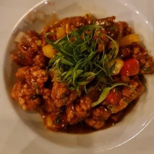 Pollito agridulce