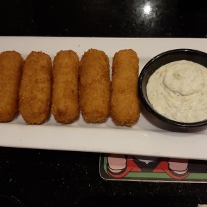 croquetas de cangrejo