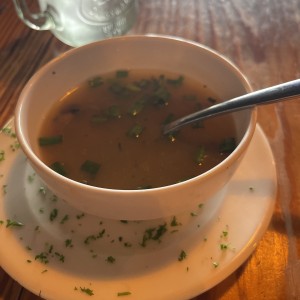Sopa de entrada