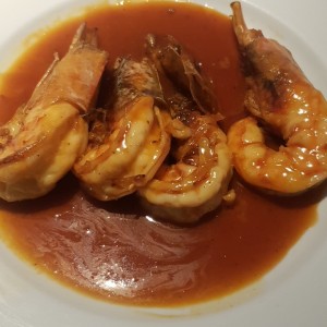 langostinos a la naranja