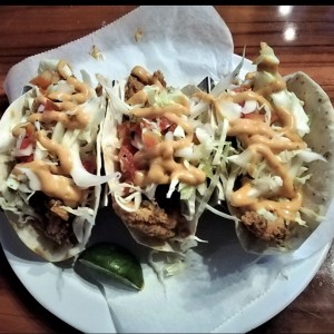 Tacos con Camarones