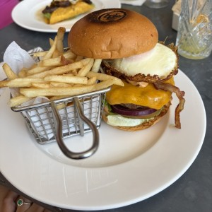 Hamburguesa chipotle 
