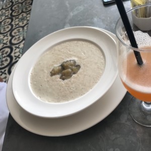 avena caliente con banana caliente