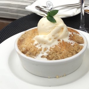 Crumble de manzana