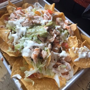 Nachos con pollo