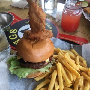Bacon chess burguer