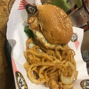 hamburguesa de pollo