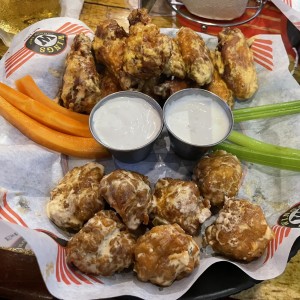 10 wings y 10 boneless