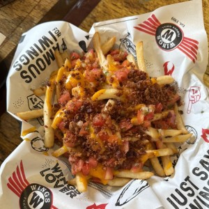 Loaded Cheese and Bacon Fries