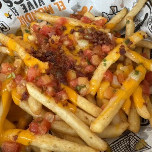 Loaded bacon fries