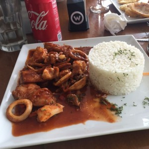 Picante de mariscos