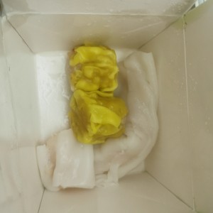 Siumai y choufun de camarones
