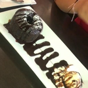 Volcan de chocolate 