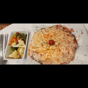 Milanesa de Filete de Res a la Parmigiana