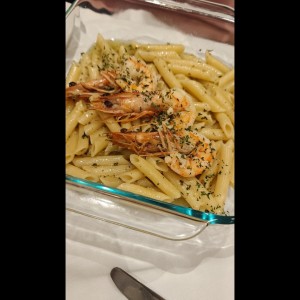 Con Langostinos