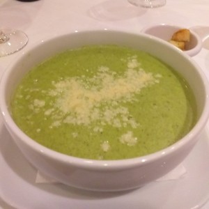 Crema de espinacas