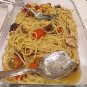 Spaguettini con Pulpo