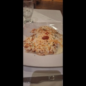 Milanesa de Filete de Res a la Parmigiana