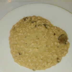 Risotto con trufa