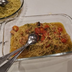 Pasta con pulpo