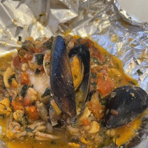 Corvina al cartucho