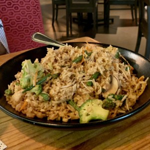 Arroz con vegetales