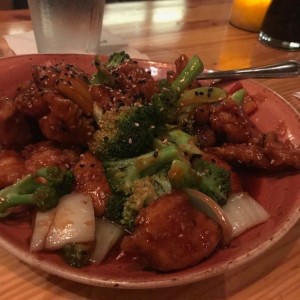 puerco con brocoli
