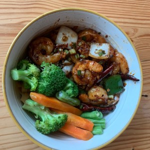 Bowl de camarones