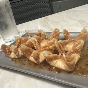Hand -Folded Crab Wontons