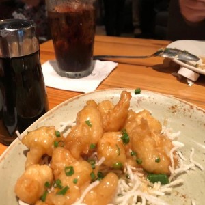 Crispy honey shrimp