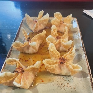 Hand -Folded Crab Wontons
