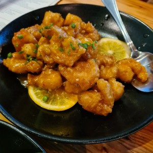 Camarones a la Naranja