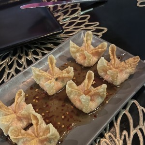 Hand -Folded Crab Wontons