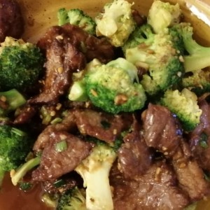 Beef with broccoli