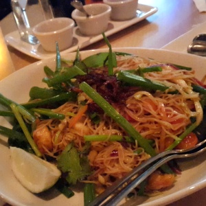 Singapore street noodles