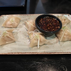 Dumplings de camarones